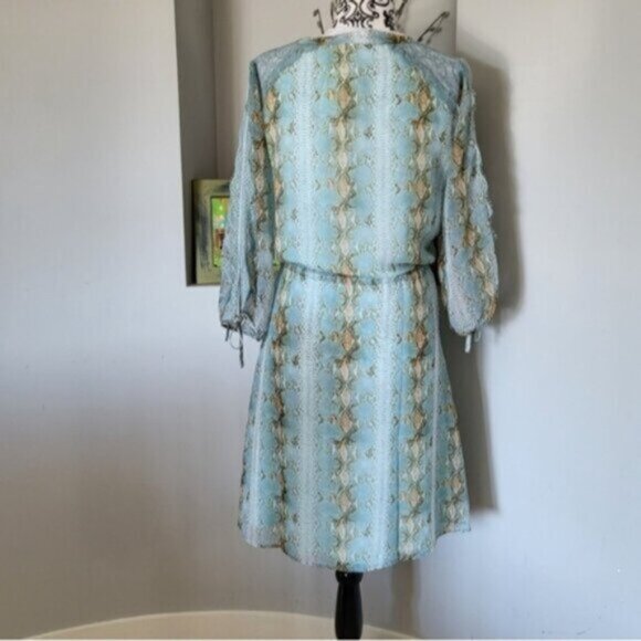 EsQualo Lace Chiffon Summer Dress NWT Sz 6 - Picture 12 of 14